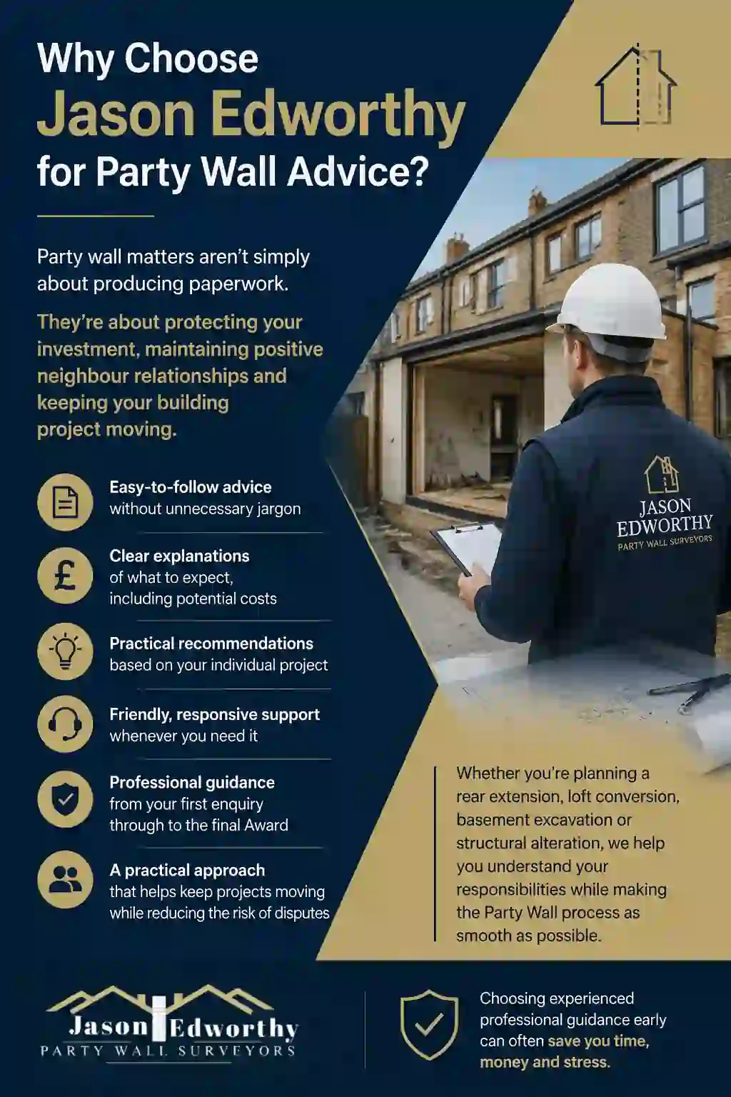 Why Choose Jason Edworthy for Party Wall Advice Hurstpierpoint?